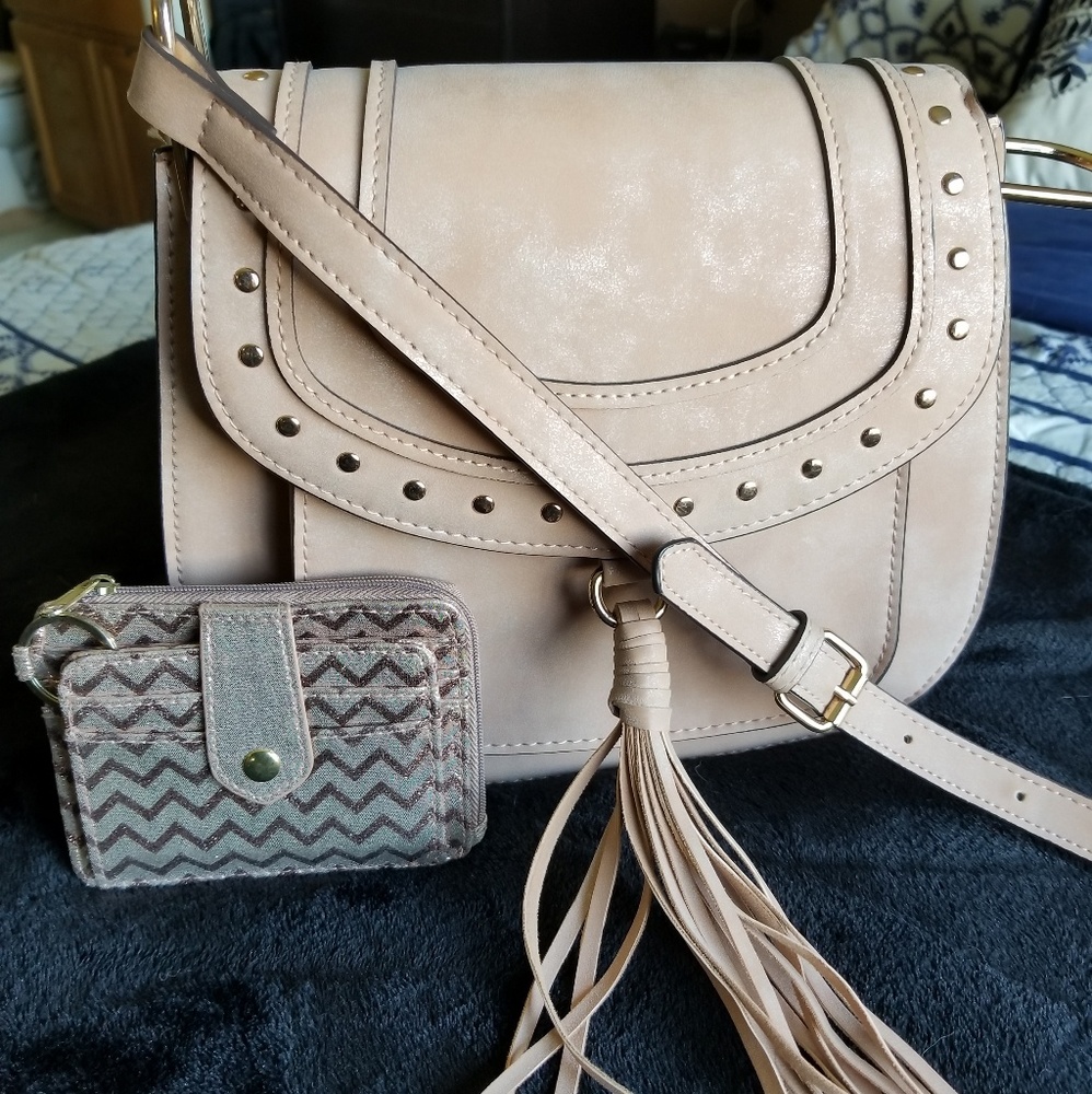 Franco Sarto Shoulder Bag & Icing Card/Coin Holder